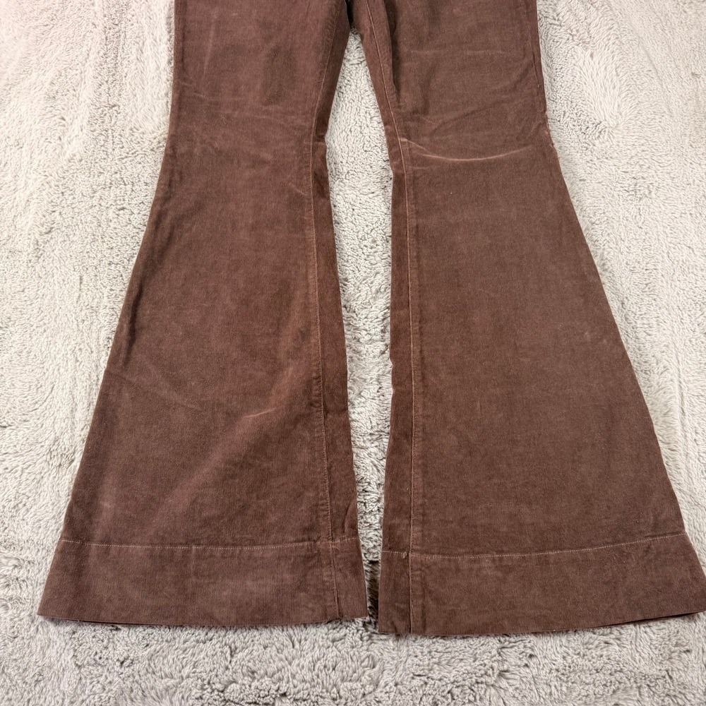 Veronica Beard Jeans Corduroy Sheridan High Rise Flare Bell Bottom Boho Retro 31 - Picture 15 of 16